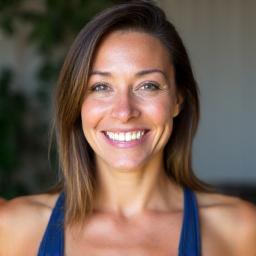 Photo de Émilie Dubois, fondatrice et instructrice de yoga.